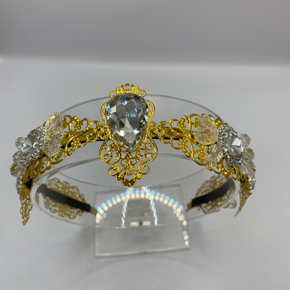 Handmade headband, made by me.